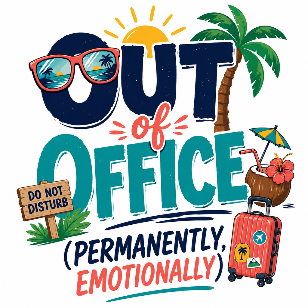 Out of Office (Permanently, Emotionally) Tee